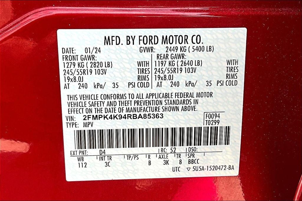 2024 Ford Edge Titanium