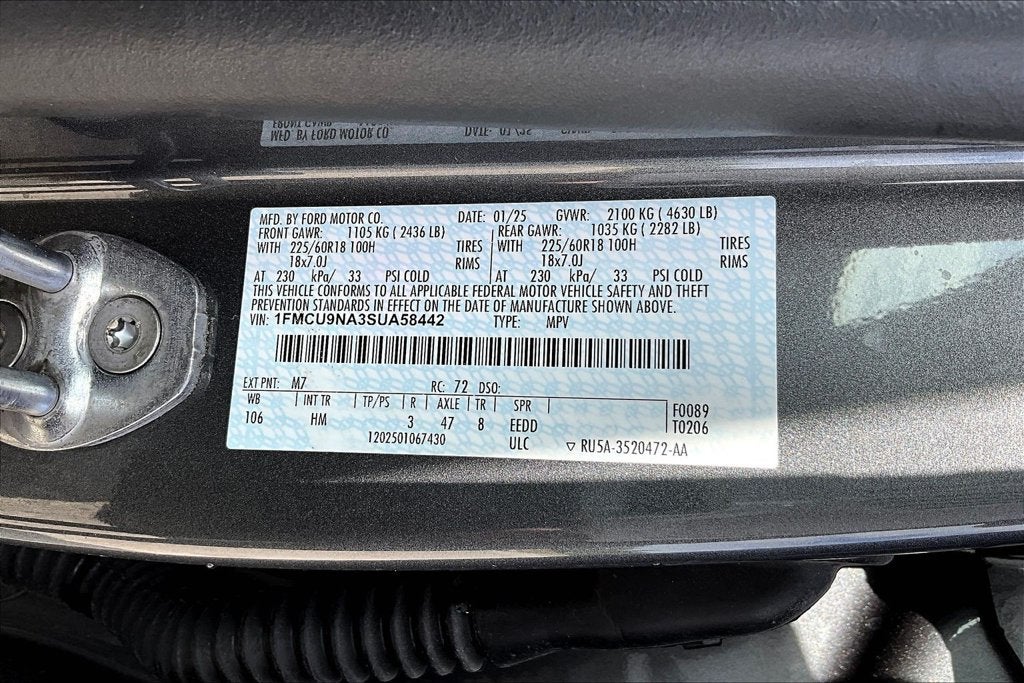 2025 Ford Escape ST-Line Select