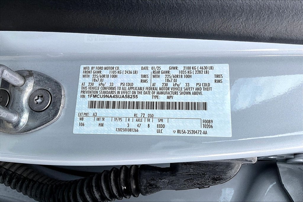 2025 Ford Escape ST-Line Select