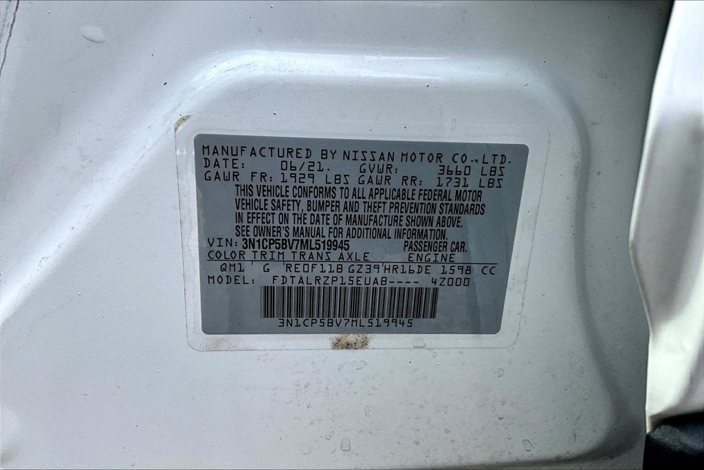 2021 Nissan Kicks S