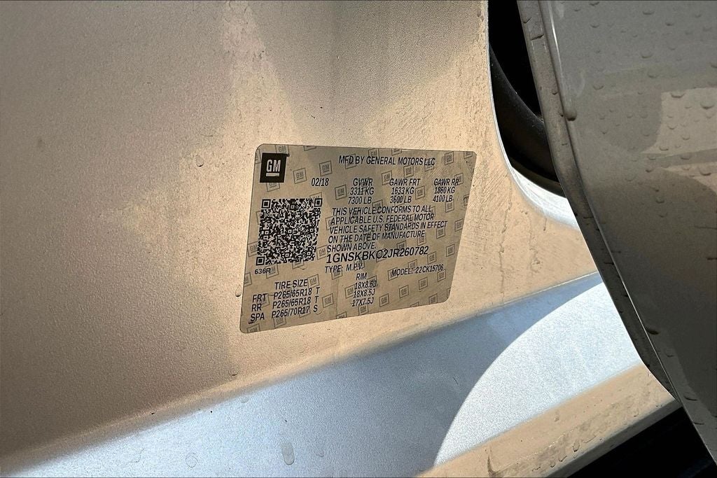 2018 Chevrolet Tahoe LT
