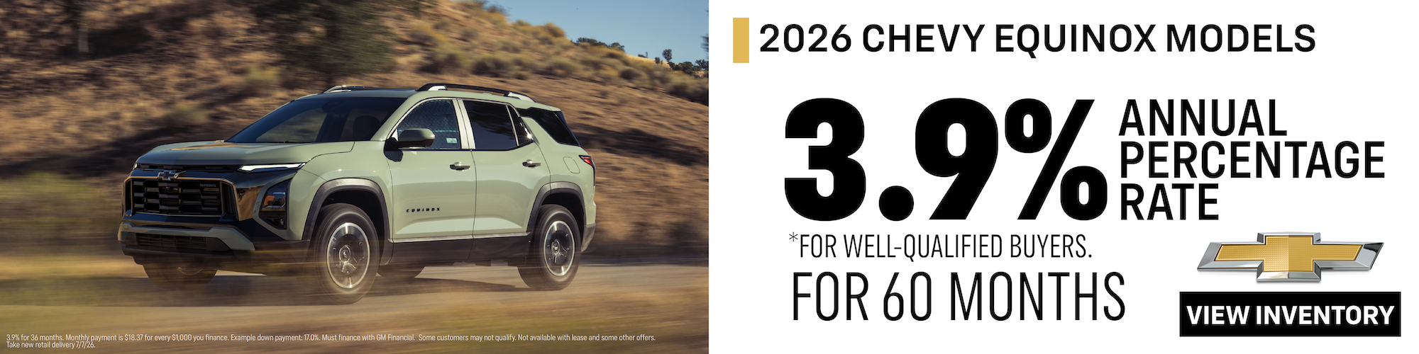 2026 Chevy Equinox Offer