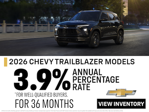2026 Chevy Trailblazer Offer