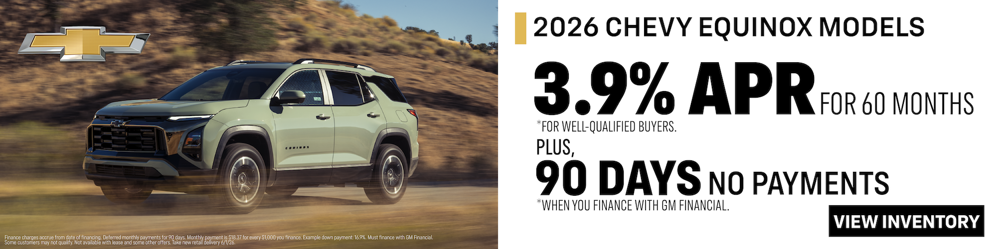 Shop Equinox Finance Special