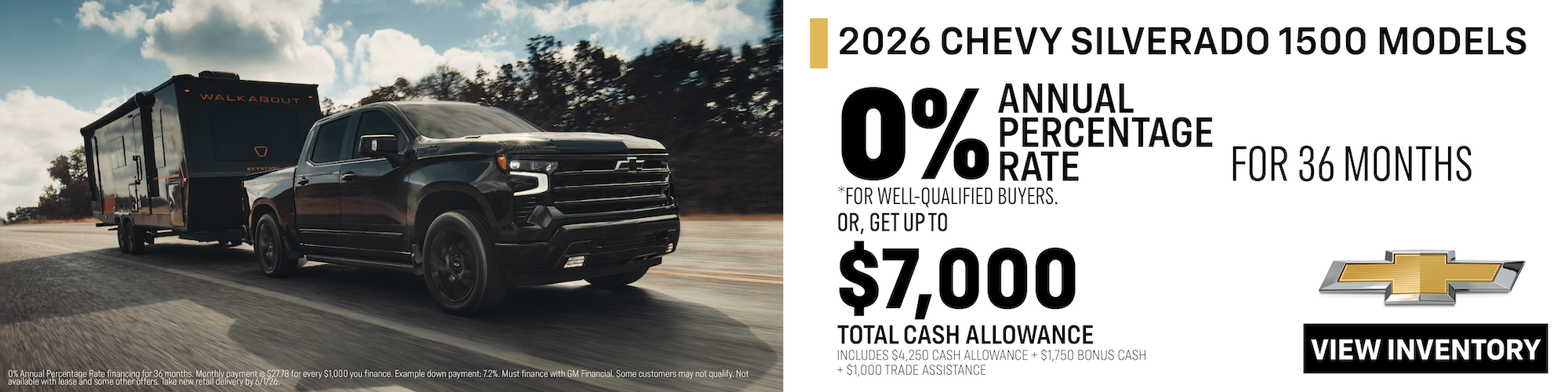 Shop Silverado Finance Special