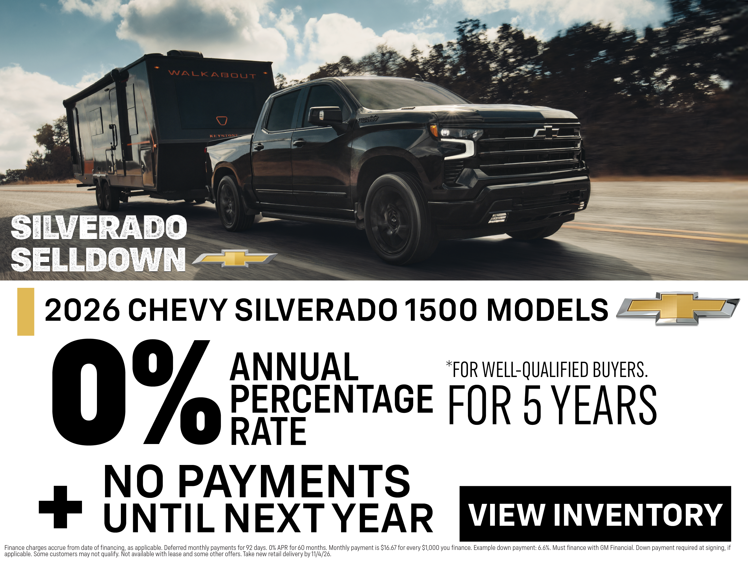 2026 Chevy Silverado 1500 Offer